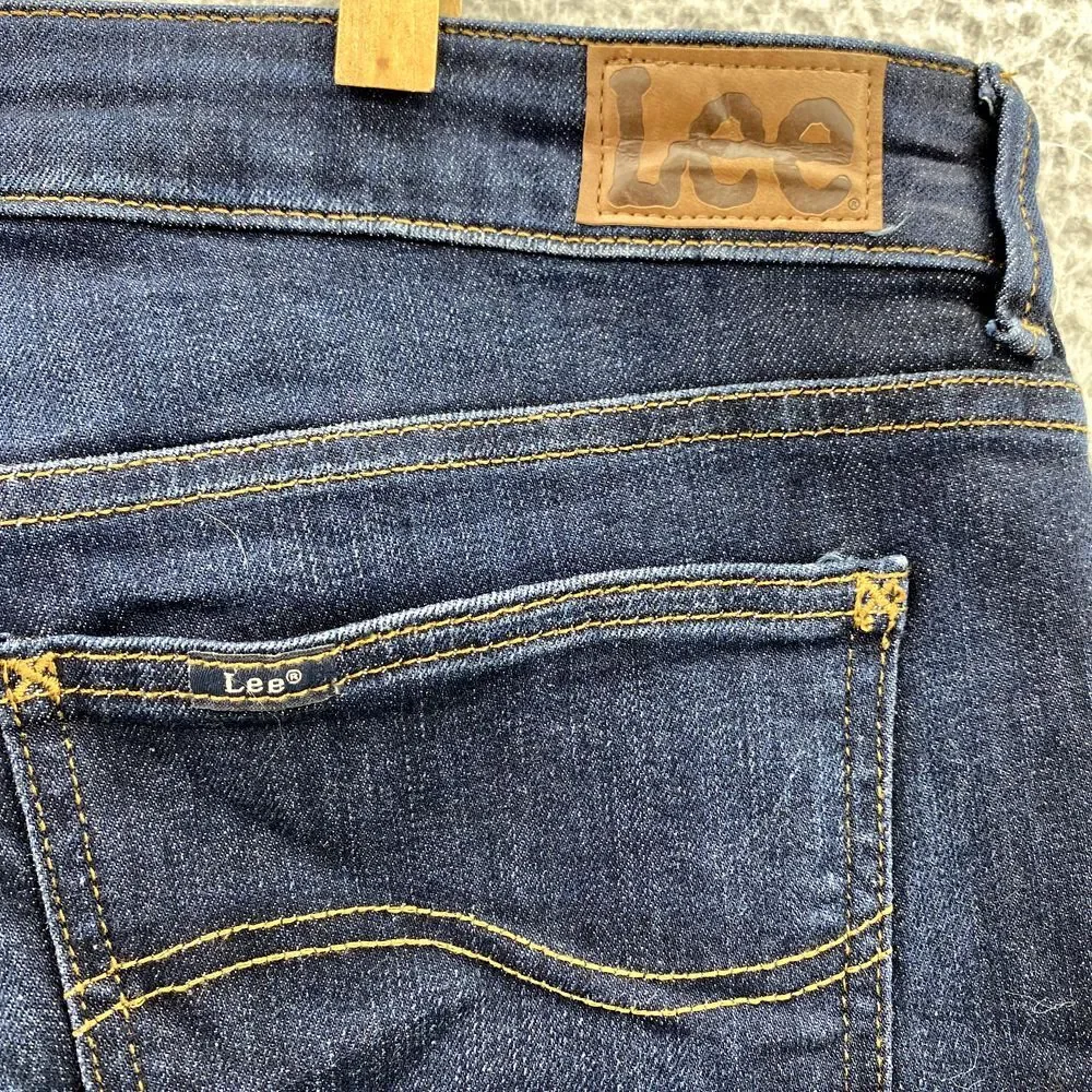 Lee Bootcut Jeans Womens 36x31* Mid Rise Flare Shaping Western Y2k Cowgirl Rodeo